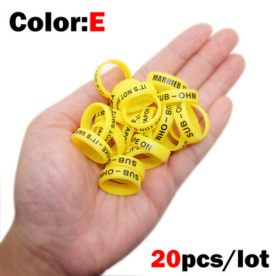 OUTKIT 20 tk õngeritva käepideme kaitseümbris peibutis silikageelist ridva klamber O-kujuline rõngaskaitse libisemisvastane rõngas