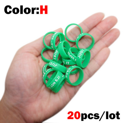 OUTKIT 20 tk õngeritva käepideme kaitseümbris peibutis silikageelist ridva klamber O-kujuline rõngaskaitse libisemisvastane rõngas