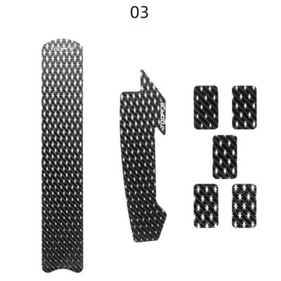 Αυτοκόλλητο με προστασία αλυσίδας ποδηλάτου Αυτοκόλλητο περιποίησης ποδηλάτου βουνού Αυτοκόλλητο αλυσίδας πτυσσόμενο πλαίσιο Προστατευτικό φιλμ κατά των γρατσουνιών Αυτοκόλλητο δέρματος ρινόκερου