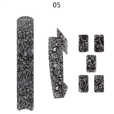 Αυτοκόλλητο με προστασία αλυσίδας ποδηλάτου Αυτοκόλλητο περιποίησης ποδηλάτου βουνού Αυτοκόλλητο αλυσίδας πτυσσόμενο πλαίσιο Προστατευτικό φιλμ κατά των γρατσουνιών Αυτοκόλλητο δέρματος ρινόκερου