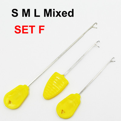 Komplet alata za pecanje šarana od 3 komada i pribor Set igala za mamac za pecanje šarana, bušilica za udicu, igle za mamac za šarana, alati za izradu mamaca