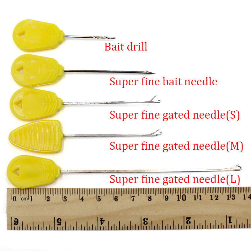 Komplet alata za pecanje šarana od 3 komada i pribor Set igala za mamac za pecanje šarana, bušilica za udicu, igle za mamac za šarana, alati za izradu mamaca