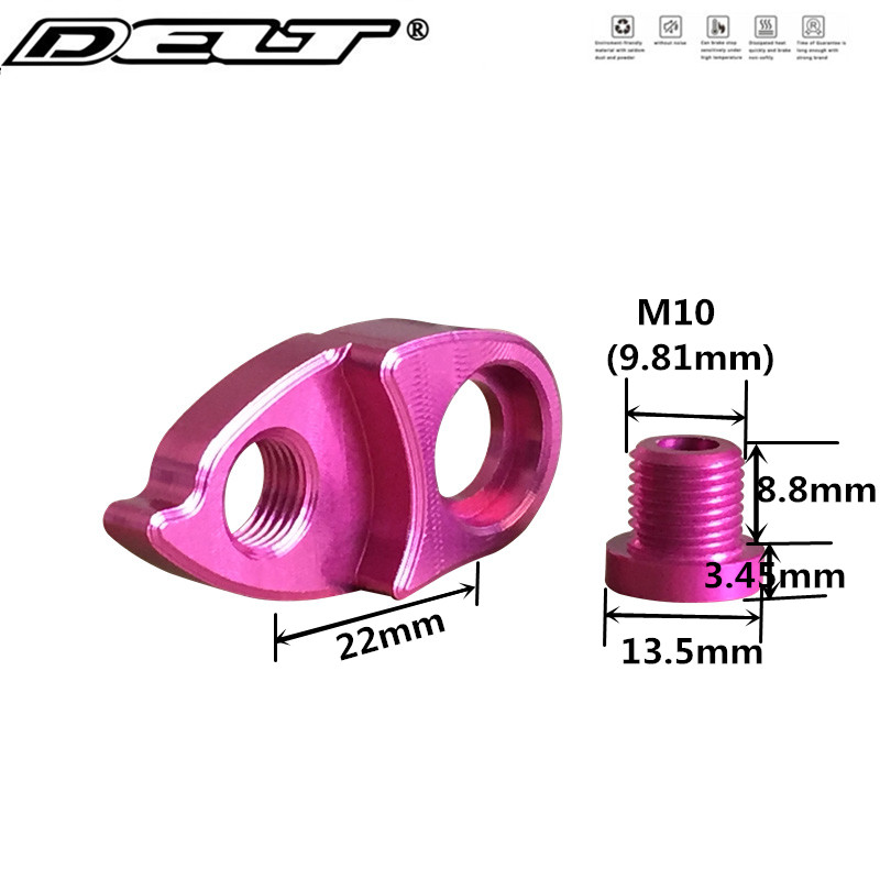 Εξαρτήματα γάντζου ουράς ποδηλάτου δρόμου MTB εξωτερικού χώρου, κράμα CNC πίσω ντεραγιέ κρεμάστρα Racing Cycling Mountain Frame Gear Tail