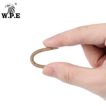 WPE 1Set/10/20/30/50pcs Carp Fishing Hook Sleeve Anti Tangle Гумени аксесоари за шарански риболов Terminal Tackle Hair Rig Pesca