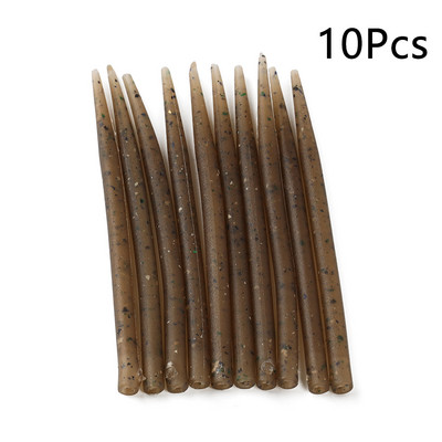 WPE 1komplekt/10/20/30/50tk karpkalapüügi konksu varrukas, kummist karpkalapüügi aksessuaarid Terminal Tackle Juukseseade Pesca