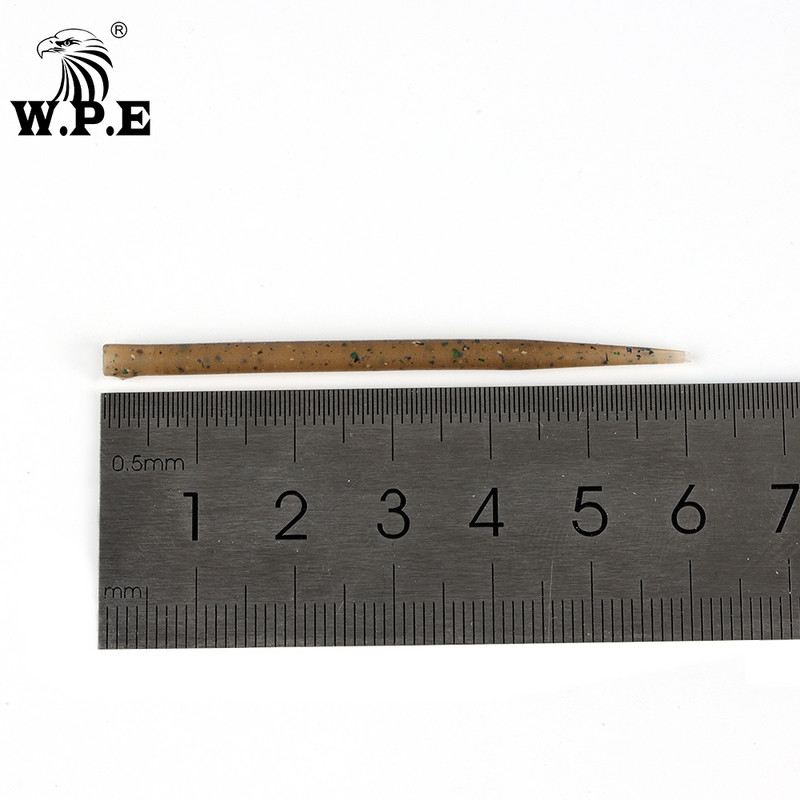 WPE 1komplekt/10/20/30/50tk karpkalapüügi konksu varrukas, kummist karpkalapüügi aksessuaarid Terminal Tackle Juukseseade Pesca