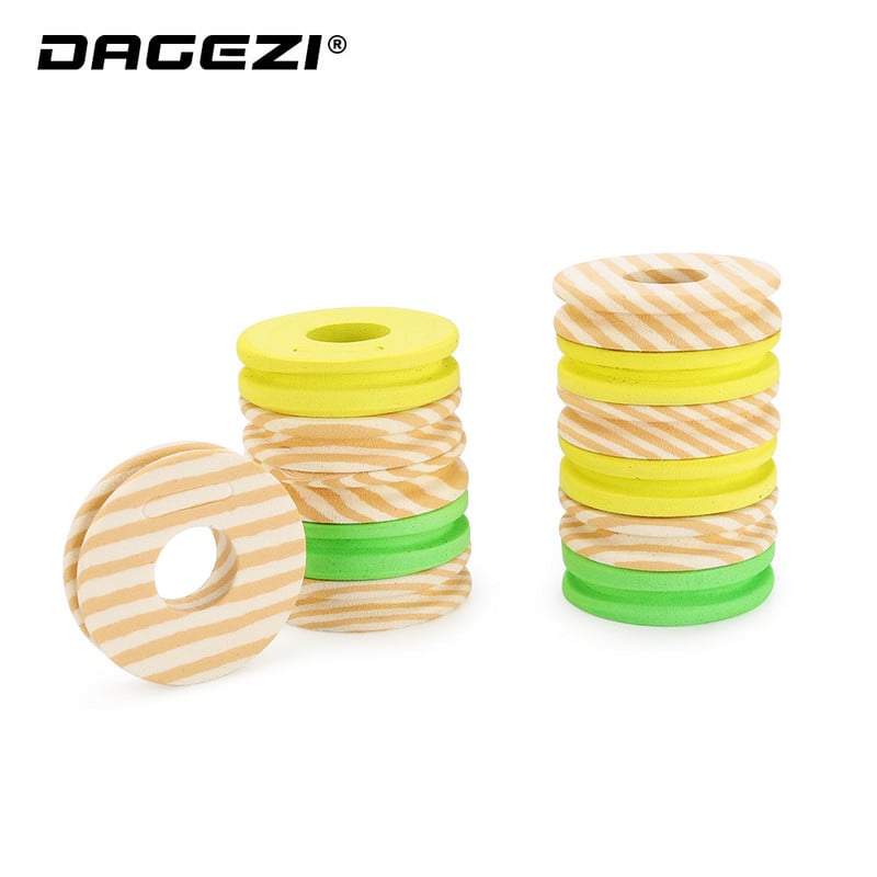 DAGEZI EVA vahtplastist mähislaud õngenöör Värviline/kollane mähislaud Pesca kalastustarvete kast Kalastustarvikud