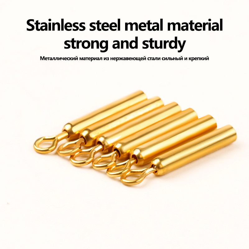 20 tk kalapüügi ujukihoidikud Vasest ujukitugi Ühendage 360 kraadi vabalt pöörlev roostevabast terasest istme kalastustarvikud