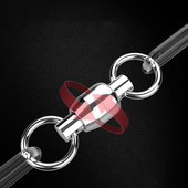 10 buc./set Conector de pescuit cu rulment cu bile pentru sarcini grele Rotul pivotant din oțel inoxidabil Inel solid Accesorii de pescuit Unelte de pescuit