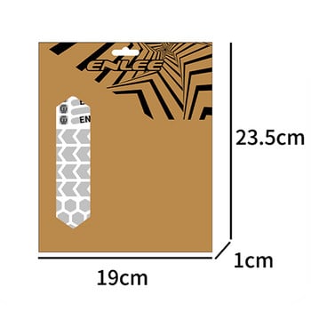 ENLEE Ανακλαστικά αυτοκόλλητα ποδηλάτου για σκελετό στεφάνης ποδηλάτου Αυτοκόλλητο τροχού ασφαλείας ποδηλασίας MTB σκούτερ Universal ανακλαστήρες αξεσουάρ