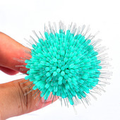 300db/tétel Úszó átlátszó gumidugó SML Fishing Bobber Stopper Úszó hengeres Space Bab horgászkötél tartozékok