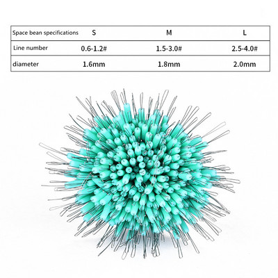 300db/tétel Úszó átlátszó gumidugó SML Fishing Bobber Stopper Úszó hengeres Space Bab horgászkötél tartozékok