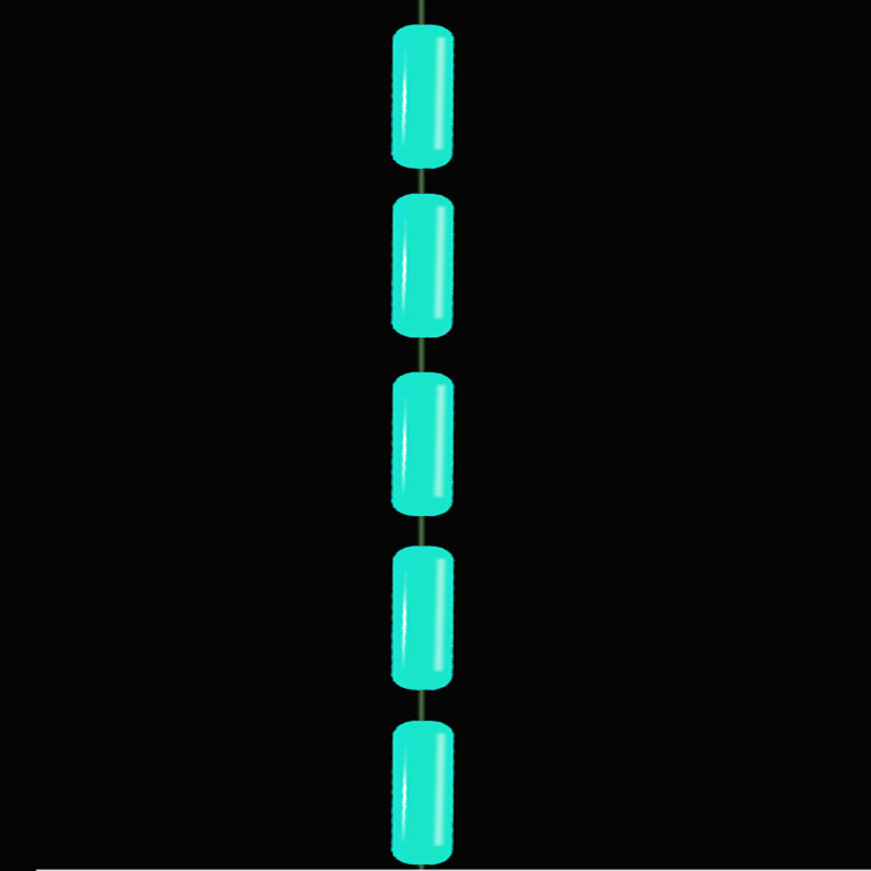 300db/tétel Úszó átlátszó gumidugó SML Fishing Bobber Stopper Úszó hengeres Space Bab horgászkötél tartozékok