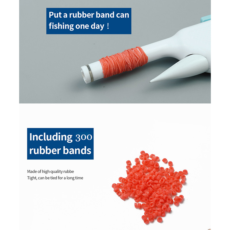 Uus vihmaussi vereussi klambriseade, kaasaskantav ABS-kalastusvarustus 2021. aasta kalapüügisöödade peibutis 250 kummipaelaga