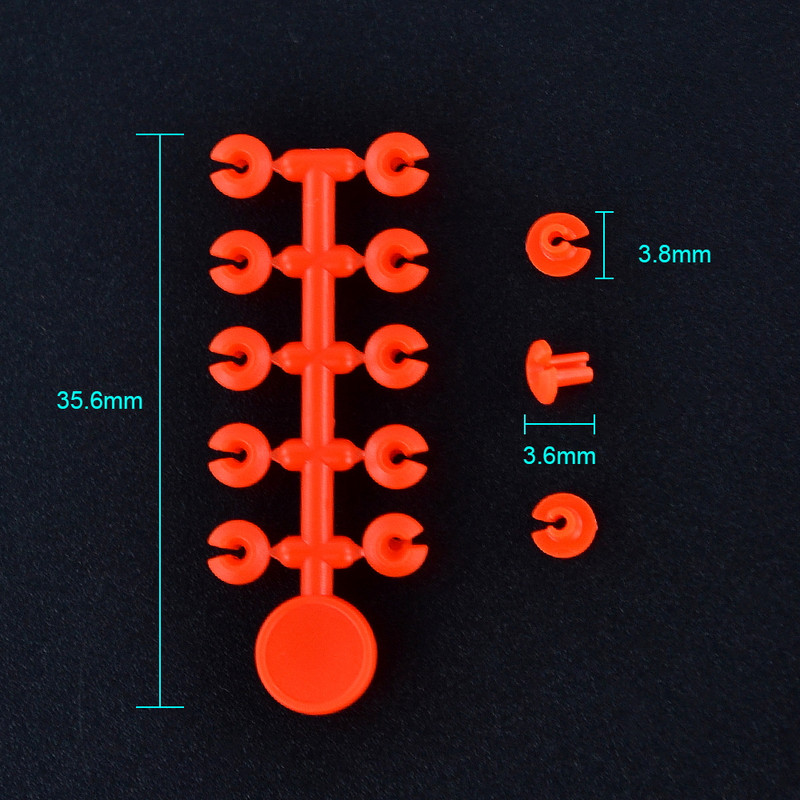 10 kaarti Peibutusniit Kork Sööt Stop Beads karpkalapüügiks Boilie Baits Kalapüügi terminalitarbed AH170