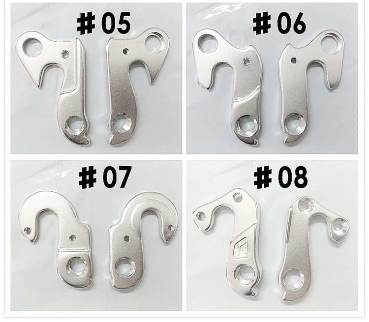 1 pora universalaus MTB plento dviračio lydinio galinio pavarų permetimo kablio 1-20 lenktyninio kalnų dviračio rėmo pavaros uodegos kablio dalių montavimas HOT