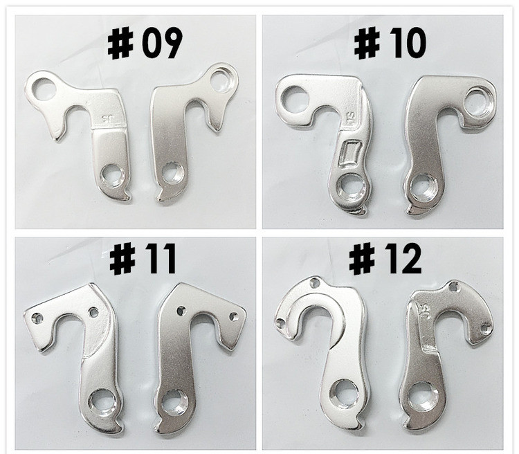 1 pora universalaus MTB plento dviračio lydinio galinio pavarų permetimo kablio 1-20 lenktyninio kalnų dviračio rėmo pavaros uodegos kablio dalių montavimas HOT