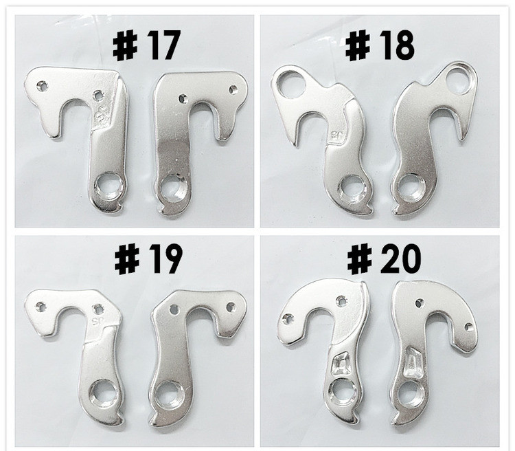 1 pora universalaus MTB plento dviračio lydinio galinio pavarų permetimo kablio 1-20 lenktyninio kalnų dviračio rėmo pavaros uodegos kablio dalių montavimas HOT