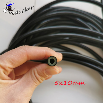 1 metras Povandeninės žūklės guminis vamzdis pistoleto juosta ELASTINIS latekso vamzdis Vidinis skersmuo 2 mm 2,5 mm 3 mm 5 mm Išorinis skersmuo 8 mm 10 mm 12 mm 14 mm 16 mm 18