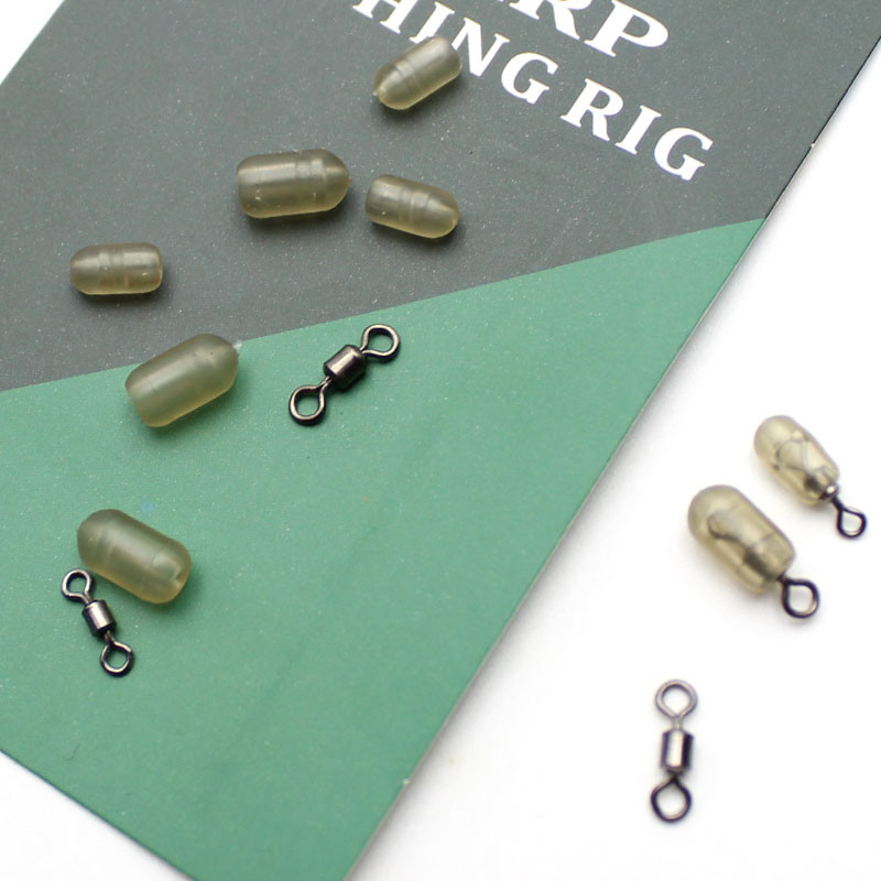 30db Pontyhorgász-kiegészítők Módszer Feeder Horgászat Forgó Stop gyöngyök Ponty Hajhoz Göndörödésgátló Hook Stop gyöngyök Végfelszerelés