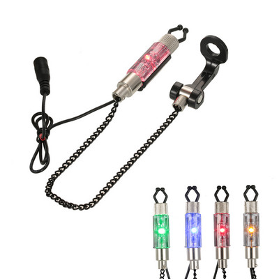 Iron Carp Fishing Bite Alarm Закачалка Swinger LED светещ индикатор Durable Fish Tools Аксесоари риболовен инструмент Alarm Fishing