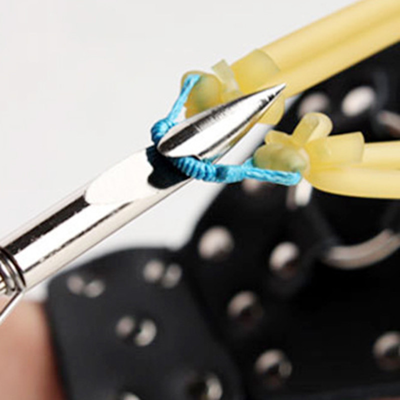 Lateksist torurihma tropid slingshoot kalapüügi nooleviske laia otsaga katapulti jaoks välistingimustes kasutatavate kummipaelaga torude slingshot katapulti jaoks