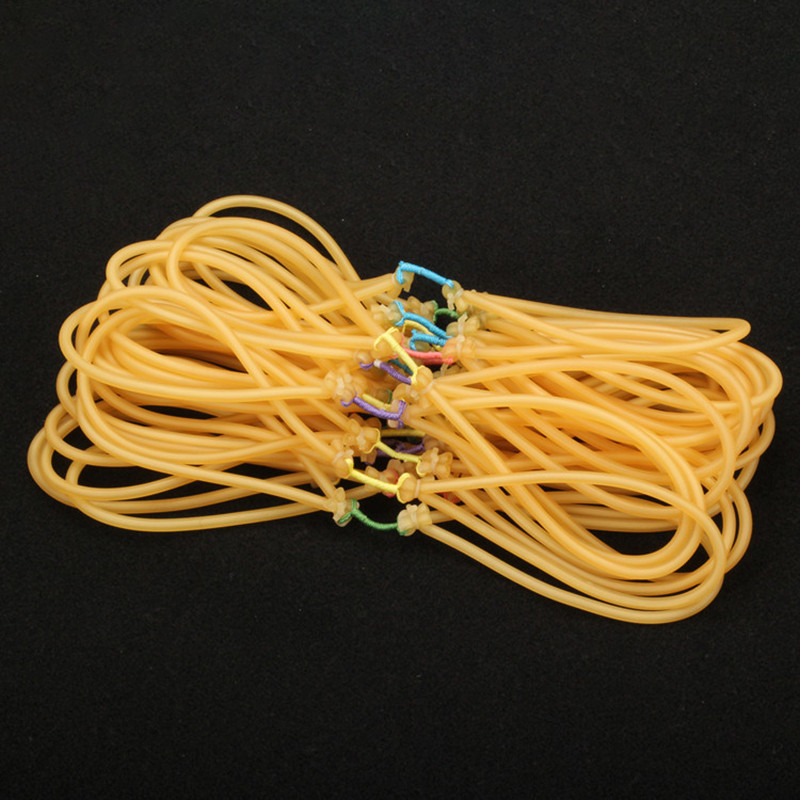 Lateksist torurihma tropid slingshoot kalapüügi nooleviske laia otsaga katapulti jaoks välistingimustes kasutatavate kummipaelaga torude slingshot katapulti jaoks