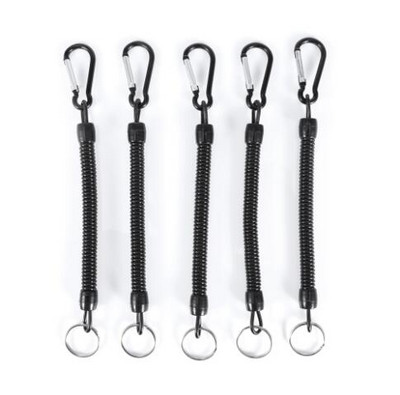 5 DB horgászkötél rugós kötél szén teleszkópos horgászkötél kajak evezős kötél elvesztésének megakadályozására