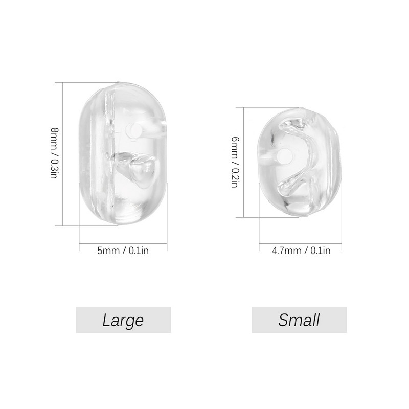 100 DB/200 DB horgászgyöngyök átlátszó dupla keresztlyukú gyöngyök kemény átlátszó gyöngyök készletek horgászcsalik horgászkiegészítők
