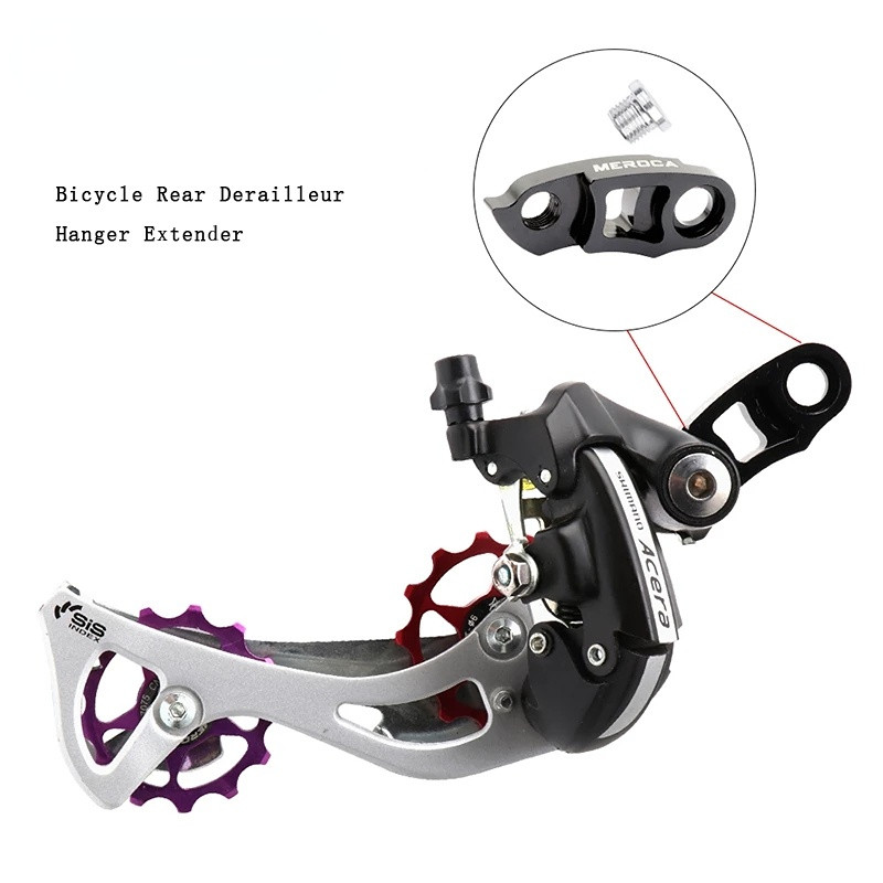 Dviračio galinio pavarų perjungiklio pakabos prailginimo aliuminio lydinio greičio keitimo rėmas, pavaros uodegos kablio ilgintuvas 40-56T didelis smagratis