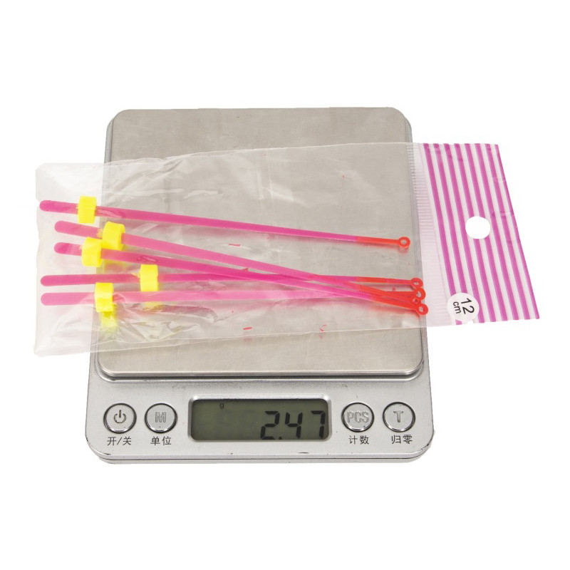 5db/szett Hordozható téli jéghorgászbot csúcsrész Bobber indikátor horgászbot-hosszabbító horgászfelszerelés-tartozékok