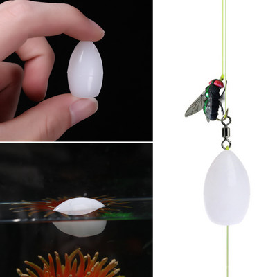 5 ΤΕΜ/Σετ Νέο Fly Fishing Lures Long Cast Assistor Floating Glow Artificial Flies Fishing Lures Shot Floating Assistant Tackle