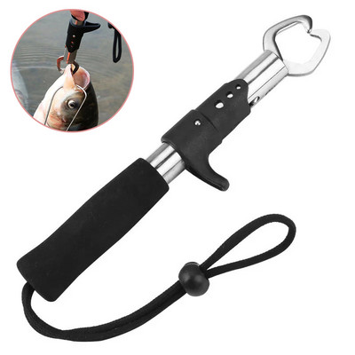 Рибни принадлежности Fish Lip Stainless Steel Control Scissor Snip Fishing Grip Set Nipper Pincer Accessories Tool Clip Clamp Cutter Kles