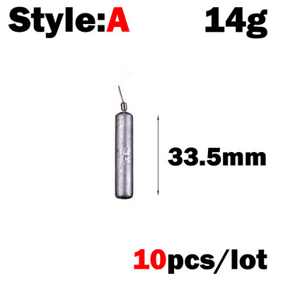 10 db/tétel Csúcsminőségű vízcsepp ólommerítő forgó horgászólomsúly horgászfelszerelés ólommerítő csali súly 3g-hoz 5g 7g