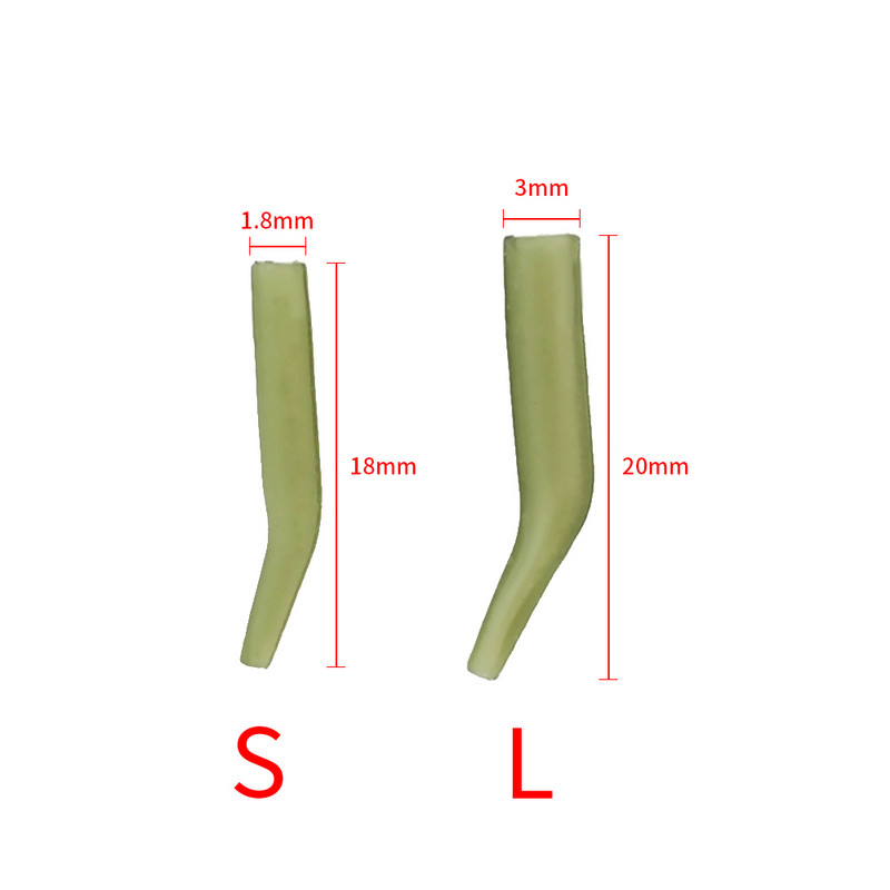 25 buc. mâneci cârlig pentru pescuit la crap, mâneci de aliniere a liniei, accesorii pentru pescuitul la crap AH202