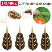 Carp Fishing Feeder Tool 20g/30g/40g/50g QuickRelease Explosion Bait Cage Basket 1/2/4 Fishing Bait Holder Tool Kalastustarvikud