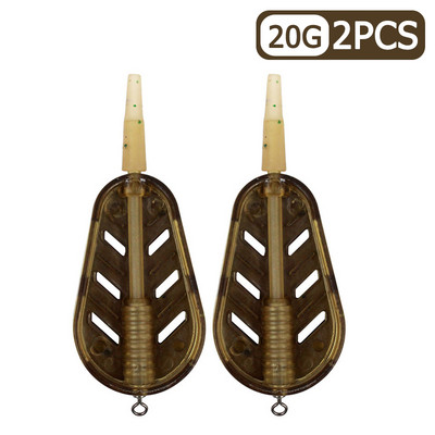 Carp Fishing Feeder Tool 20g/30g/40g/50g QuickRelease Explosion Bait Cage Basket 1/2/4 Fishing Bait Holder Tool Kalastustarvikud