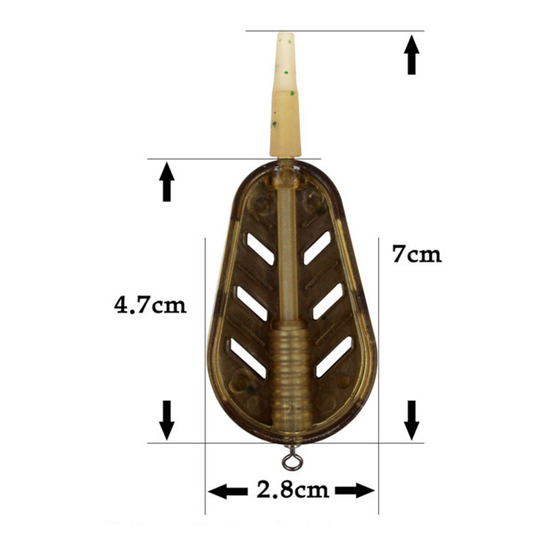 Carp Fishing Feeder Tool 20g/30g/40g/50g QuickRelease Explosion Bait Cage Basket 1/2/4 Fishing Bait Holder Tool Kalastustarvikud