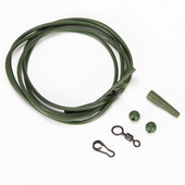 5 x eelnevalt rigged rigiga toru Helikopteri Chod Hair Rigs karpkalapüügitarvete lingid