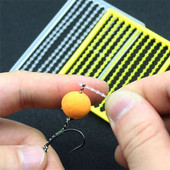 5 карти/опаковка Аксесоари за шарански риболовни принадлежности Стопер за микро стръв Boilie V Stopper Bead Държач за шарански примамки Boilie Lure Dryl Stops