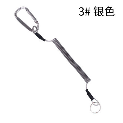 6 τμχ 1,3 m Κορδόνι ψαρέματος Σχοινιά βαρκάδας Καγιάκ Κάμπινγκ Ασφαλής Πένσα Χειλιών Αντιμετώπιση Εργαλεία ψαριού Καραμπίνα Αξεσουάρ ψαρέματος