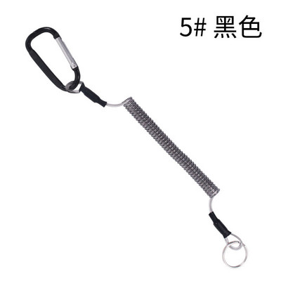 6 τμχ 1,3 m Κορδόνι ψαρέματος Σχοινιά βαρκάδας Καγιάκ Κάμπινγκ Ασφαλής Πένσα Χειλιών Αντιμετώπιση Εργαλεία ψαριού Καραμπίνα Αξεσουάρ ψαρέματος