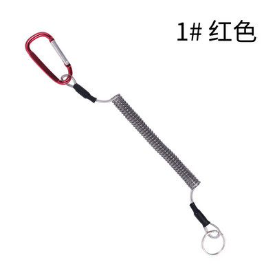 6 τμχ 1,3 m Κορδόνι ψαρέματος Σχοινιά βαρκάδας Καγιάκ Κάμπινγκ Ασφαλής Πένσα Χειλιών Αντιμετώπιση Εργαλεία ψαριού Καραμπίνα Αξεσουάρ ψαρέματος