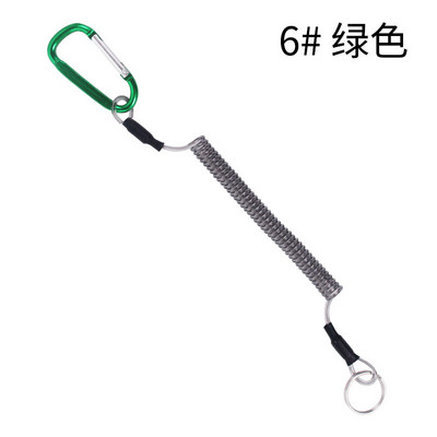 6 τμχ 1,3 m Κορδόνι ψαρέματος Σχοινιά βαρκάδας Καγιάκ Κάμπινγκ Ασφαλής Πένσα Χειλιών Αντιμετώπιση Εργαλεία ψαριού Καραμπίνα Αξεσουάρ ψαρέματος