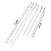 50 τμχ Σύρμα από σκληρό χάλυβα με μακρύ πόλο ψαρέματος Περιστρεφόμενος σύνδεσμος κύλισης βαρελιού από ανοξείδωτο χάλυβα Αξεσουάρ ψαρέματος