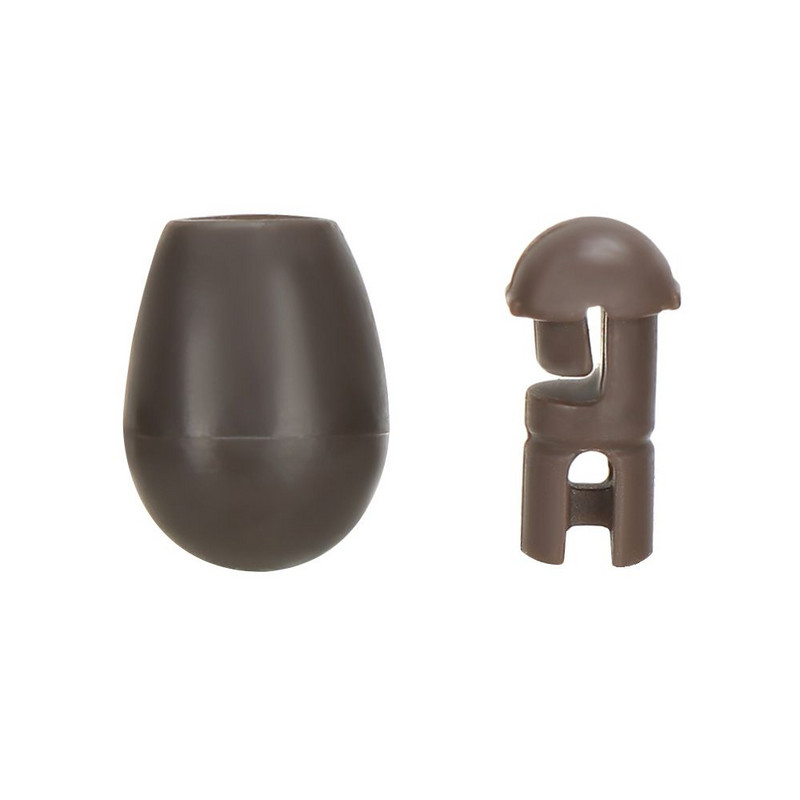 20 buc. Micro crap, mărgele de schimbare rapidă din plastic, se conectează cu cârlig de pescuit, metoda anti-încurcăre, instrument de hrănire, 6x9x4mm.