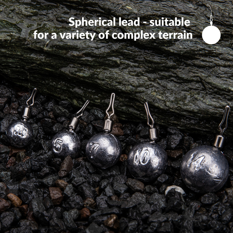 10 τμχ Fishing Lead Sinkers 3,5g 5g 7g 10g 14g 18g 20g Drop Shot Weight Αξεσουάρ ψαρέματος γλυκού νερού σε αλμυρό νερό