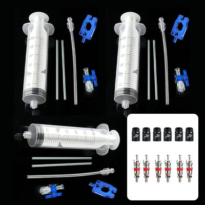 Mountain Bike Tubeless Rehvi hermeetiku süstal 60 ml Jalgrattarehvi vedeliku sissepritsetööriist Jalgrattasõidu MTB remonditööriist