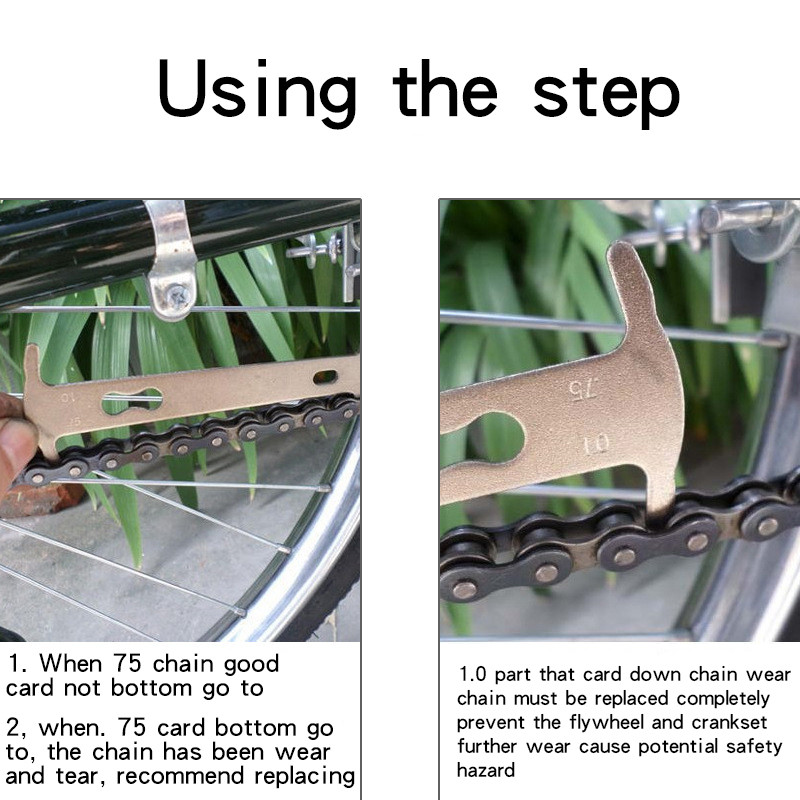 Jalgrattaketi test pidurisadul maanteel kokkupandav jalgratas maastikuratta kett kulumise tuvastamise tööriist siini kinnitustööriist