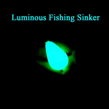 Светещи риболовни тежести, грузила, 11g-60g водна капка, въртене на 360 градуса, риболовни грузила, аксесоари за риболов на бас
